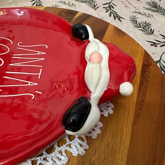 🛑SOLD‼️ceramic “SANTA’S COOKIES” plate - Picture 6 of 7